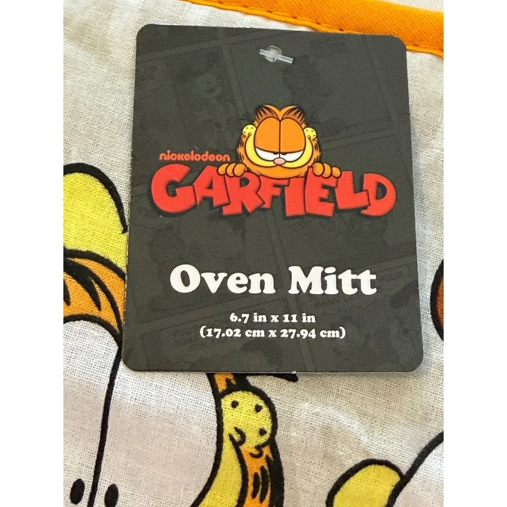 Garfield Nickelodeon 4pc Kitchen Set Oven Mitt Pot Holder Towel Mini Mitt New‎